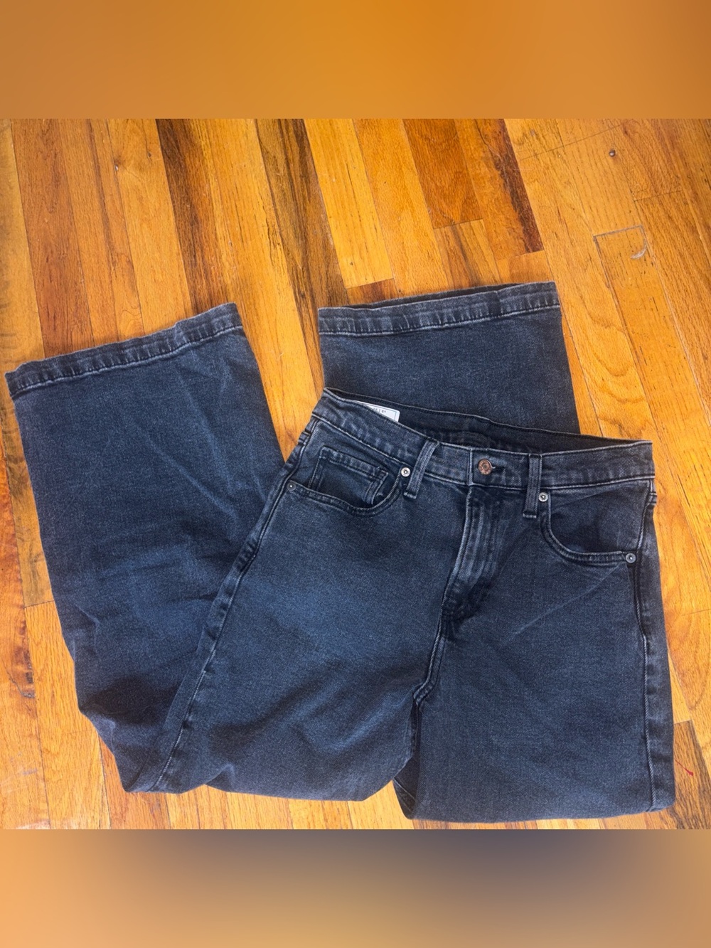 Gap 28 | 6R High Rise Stride Ankle Black Denim Jeans